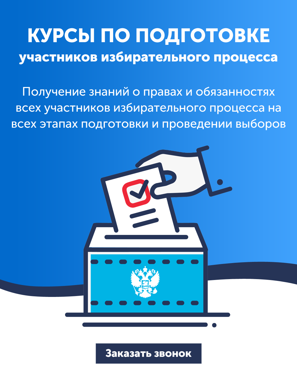 Академия выборов | Организация предвыборной кампании	
